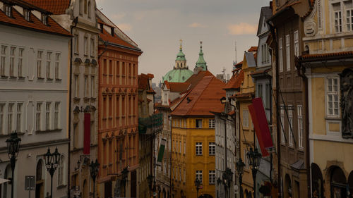 Prague cityscape. europe architecture and streets. old town