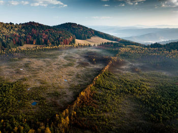 Scenic view of landscape against sky