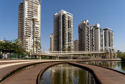 Modern buildings in city