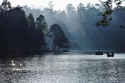 Scenic view of river against sky