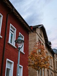 Low angle view of building against sky