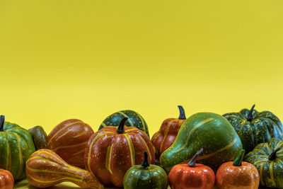 Close-up of fruits against white background