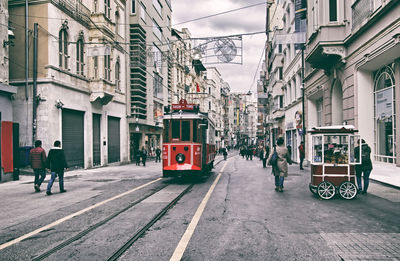 Street amidst buildings in city