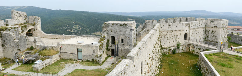 Low angle view of historical building