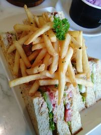 Close-up of food on plate