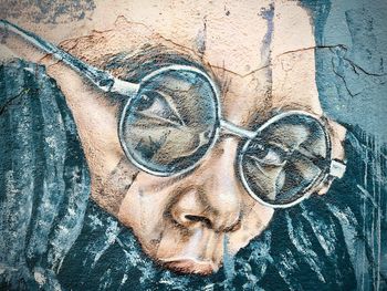 Close-up portrait of young man