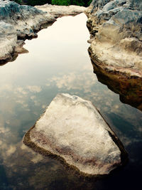 Scenic view of calm sea against sky