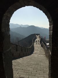 View of a ruins of a building