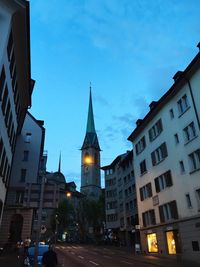 View of buildings in city