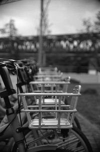 Close-up view of city