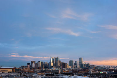 Cityscape against sky