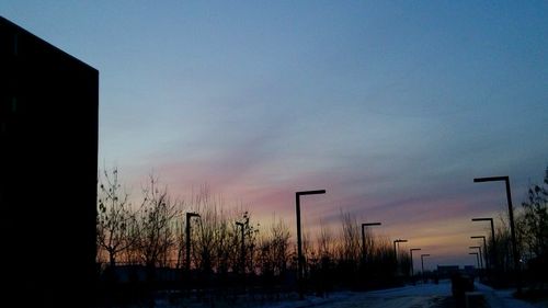 Scenic view of sky at sunset