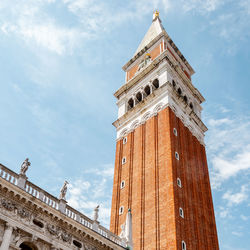 Low angle view of historical building against sky