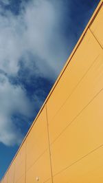 Low angle view of building against sky