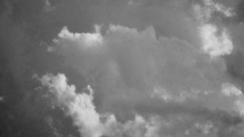 Low angle view of clouds in sky