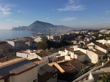 Mediteranian sea view in spain