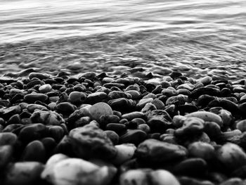 Surface level of rocks