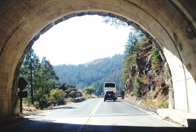 Road leading to mountain