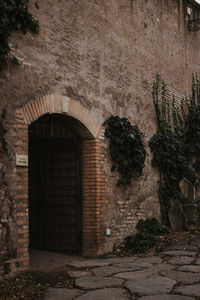 Exterior of old building