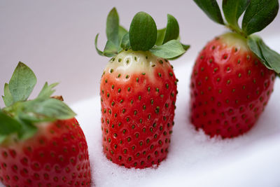 Close-up of strawberries