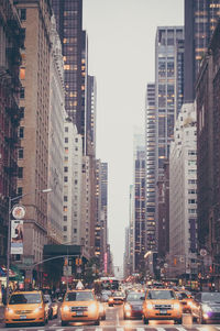 View of new york city street