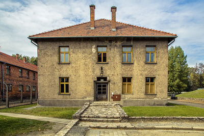 Prisoner block jail, auschwitz birkenau concentration camp, poland