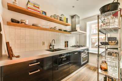 Interior of kitchen