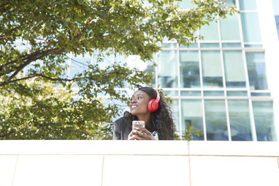 Portrait of teenage girl looking at camera