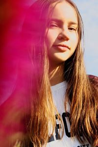 Portrait of beautiful woman