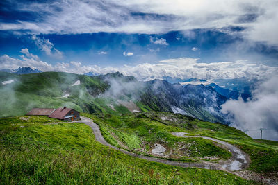 Scenic view of landscape against sky