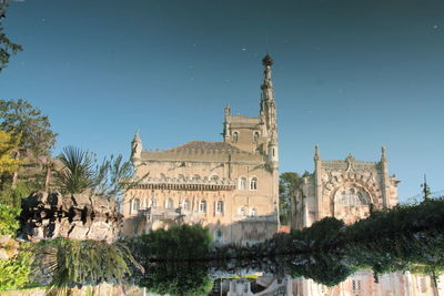 Panoramic view of a temple