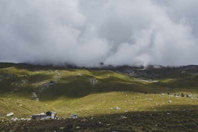 Scenic view of landscape against sky