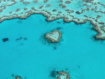 Aerial view of great barrier reef