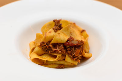 Close-up of food in plate