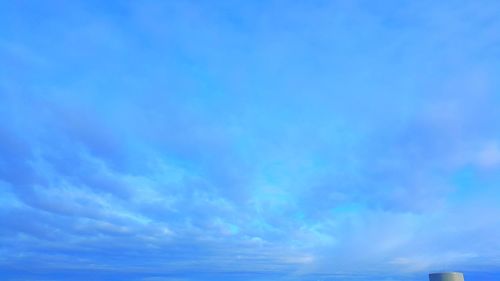 Low angle view of blue sky