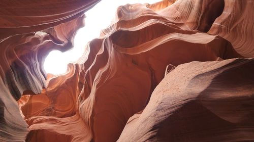 Full frame shot of rock ,antelope canyon,usa