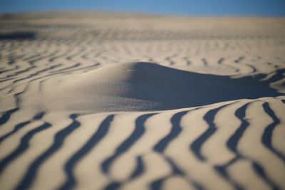 Close-up of sand dune