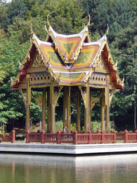 View of temple with trees in background