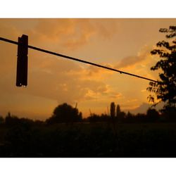 Scenic view of sky at sunset