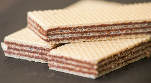 Close-up of cake on table