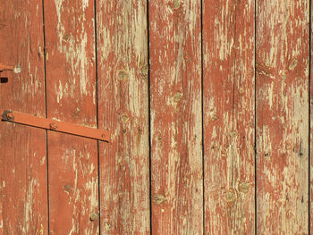 Full frame shot of wooden door