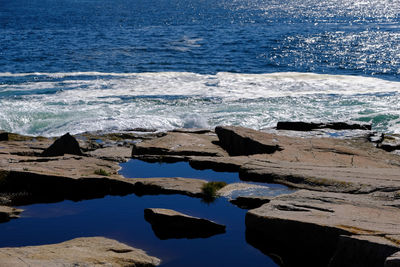 Scenic view of beach