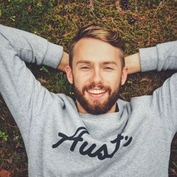 Portrait of smiling young man