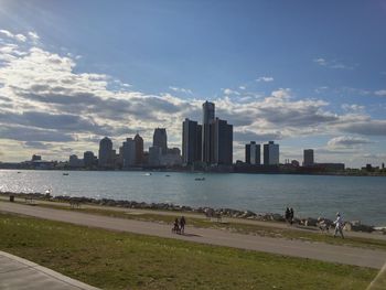 City skyline against sky