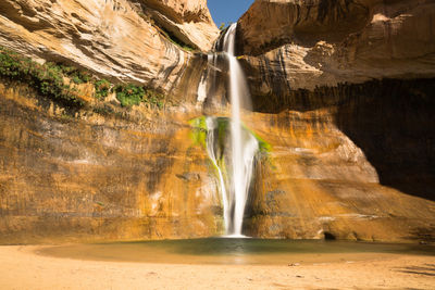 View of waterfall