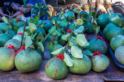 Fruits for sale in market