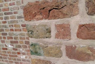 Brick wall with brick wall