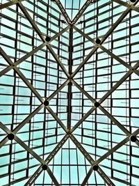 Low angle view of ceiling