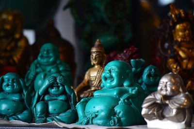 Close-up of buddha statue