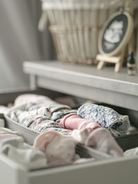 Close-up of sleeping on bed